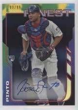 2014 Topps Finest Rookie Black Refractor 89/99 Josmil Pinto #RA-JPI Auto 0c2