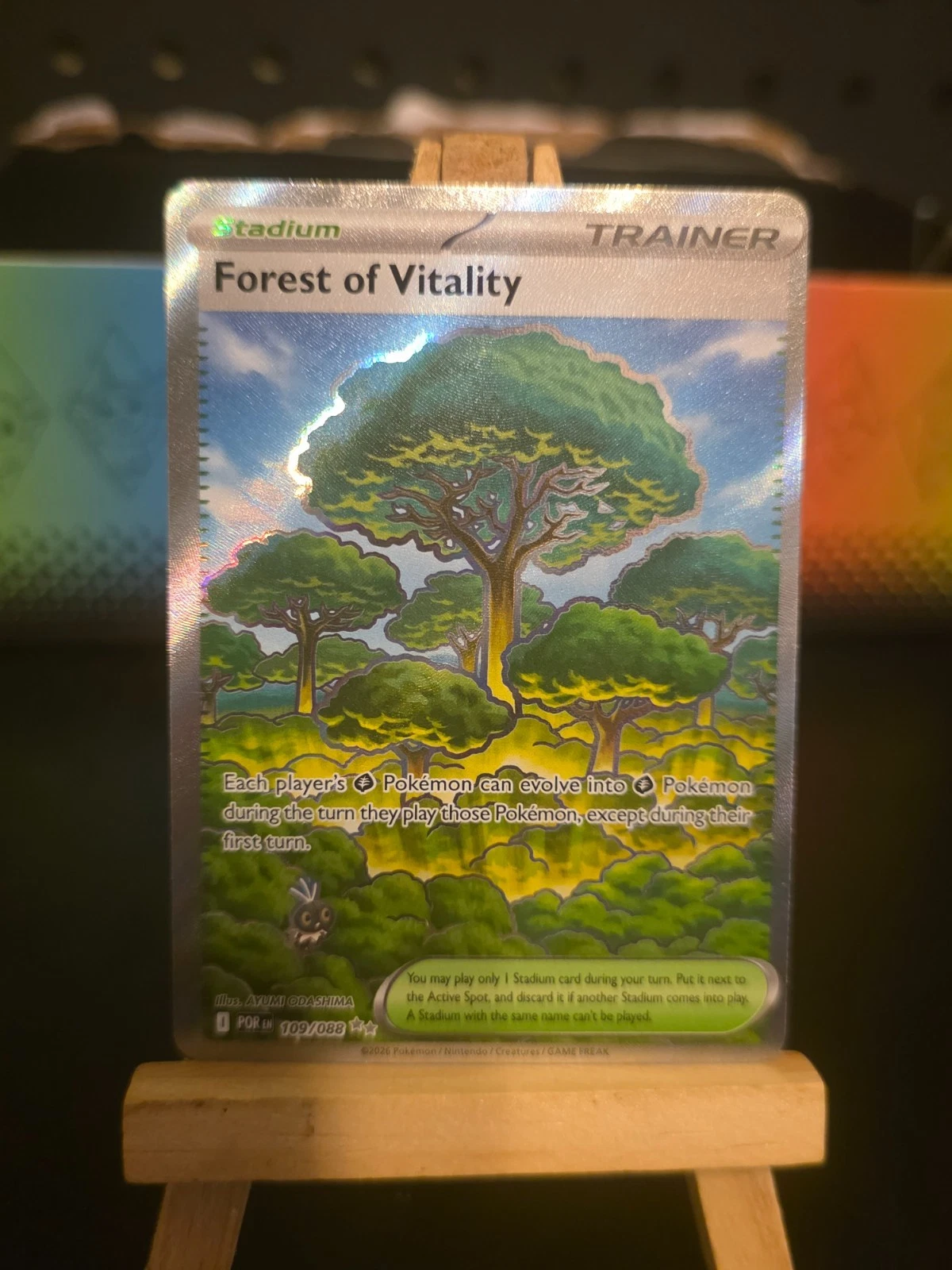 Pokemon Card Forest of Vitality #109 Perfect Order Holo