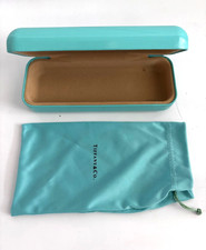 Tiffany Co Eye Blue Eye Glass Clam Shell Hard Case Sunglasses