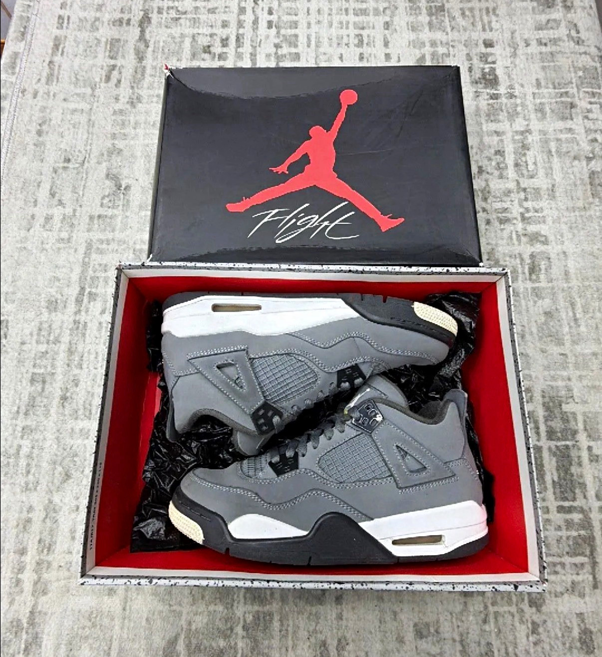 Jordan 4 Cool Grey Talla 5.5Y (7W)