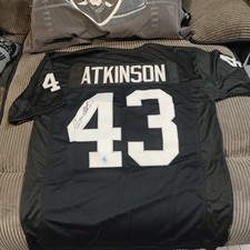 George Atkinson Signed Oakland Raiders Jersey (pro player COA) SuperBowl XI 