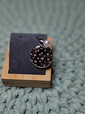 Pfeffinger Sterlingsilber rhodiniert mit MKP -  Sternenhimmeldesign m. Zirkonia