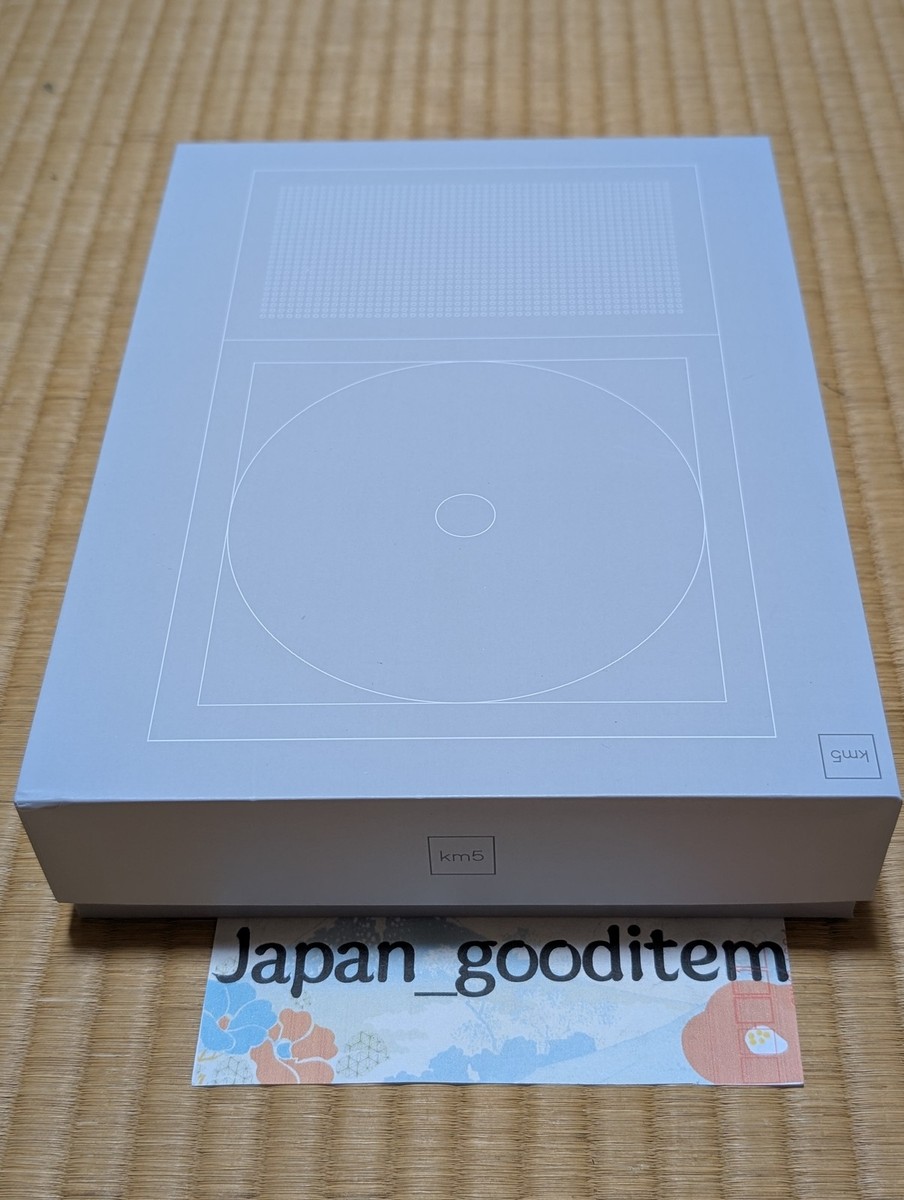 KM5 CP-2 Portable CD Player Instant Disk Audio White Bluetooth