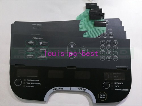 1 Stück NEU Folientastatur für Precor 932i Laufband Panel Schalter Taste Folie - Bild 2 von 4