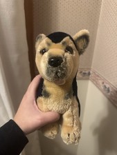 Vintage R. Dankin Plush German Shepherd Dog 1987