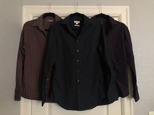 Dark Color Men  s Dress Shirts