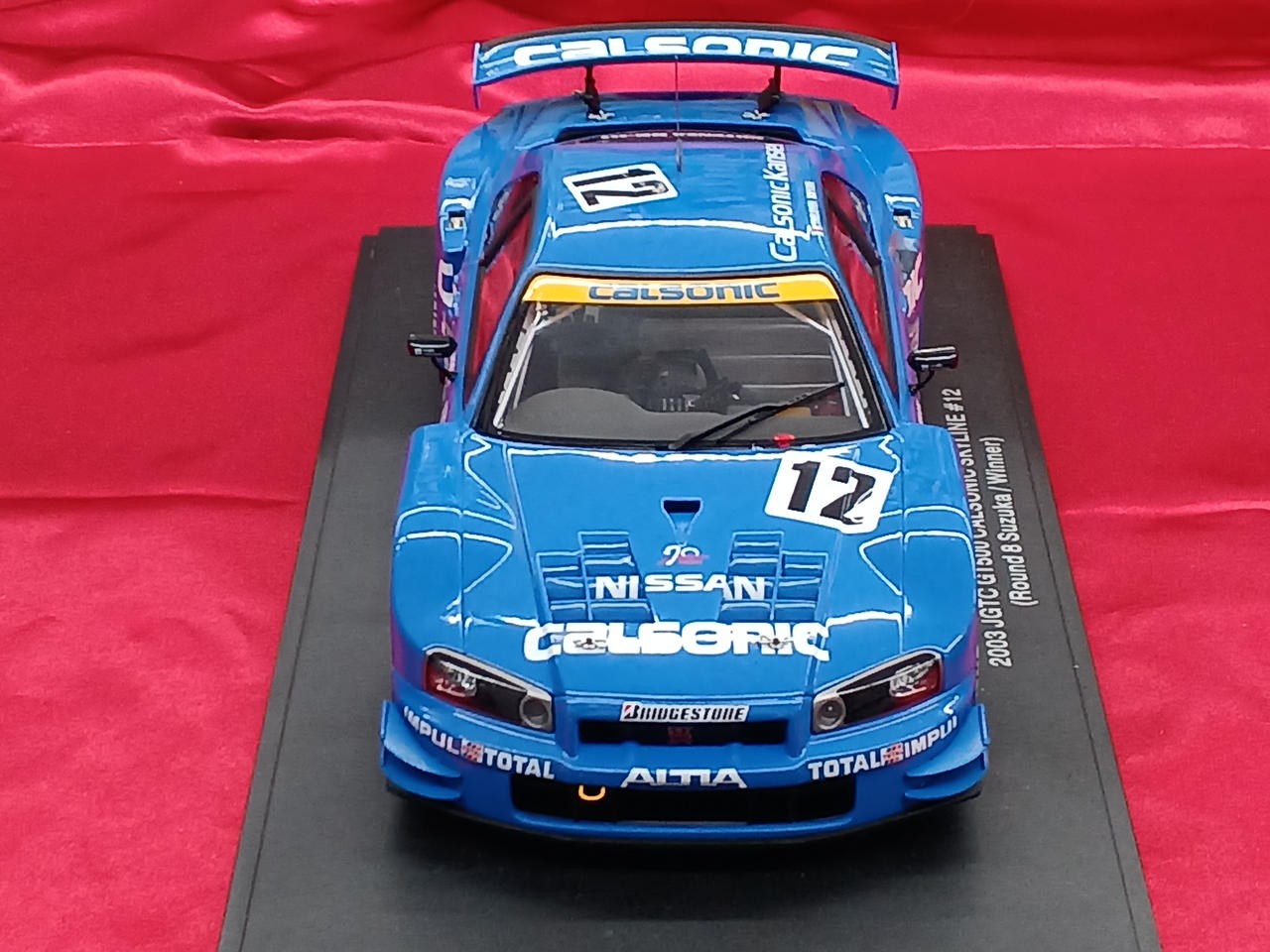 AUTOart Nissan Skyline GT-R R34 JGTC 2003 Calsonic 12 Round 8 Suzuka Version 80378