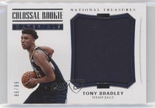 2017 Panini National Treasures Colossal Rookie Materials 86/99 Tony Bradley 5x8