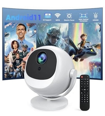L-MIX MINI 4K SMART PORTABLE PROJECTOR WITH 360° ROTATABLE BL-360 - WHITE