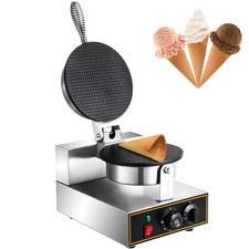 Uimoso Commercial Nonstick Electric Ice Cream Cone Machine Egg Roll Maker 110V