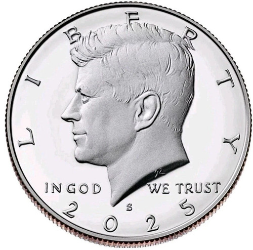 2025-S Proof Kennedy Half Dollar-Clad
