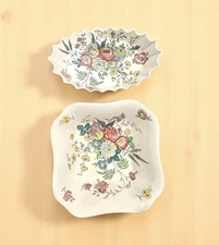 Spode  copeland gainsborough Serving Platters Vintage 2x England Porcelain