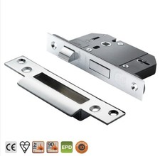 Legge N5642.SS BS 5 Lever Sashlock Satin Stainless Steel 64mm Forend Design