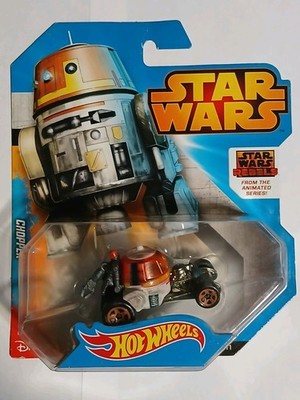 Hot Wheels Chopper 1:64 White Orange Black Diecast Tow Truck Star Wars CGW46