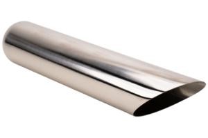 Stainless Steel Angle Cut Exhaust Tip - 2.25'' Inlet - 3.5'' Outlet - 16'' Long