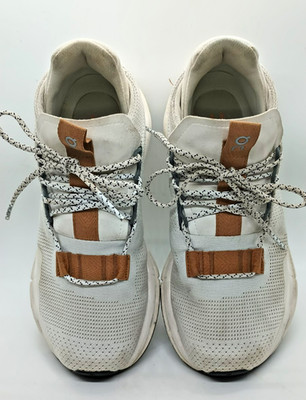 ON Cloudnova Cloudtec White Pearl Running Shoes 26.99177 US Women's Size 5.5