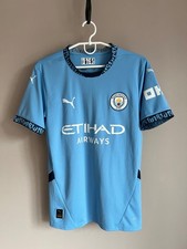 Manchester City Home Football Shirt Puma Soccer Jersey Size S