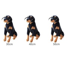 Dog Simulation Toy Stuffed Animal Comfortable Decorative Cute Realistic Plush