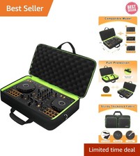 Versatile DJ Carrying Case with 2 Accessory Pockets - Perfect for DDJ  FLX4