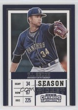 2017 Panini Contenders Draft Picks Season Ticket Variation TJ Zeuch #22 2u3