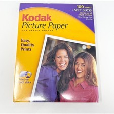Kodak Printer Photo Paper 8 1/2 x 11 in Soft Gloss 100 Sheets Inkjet