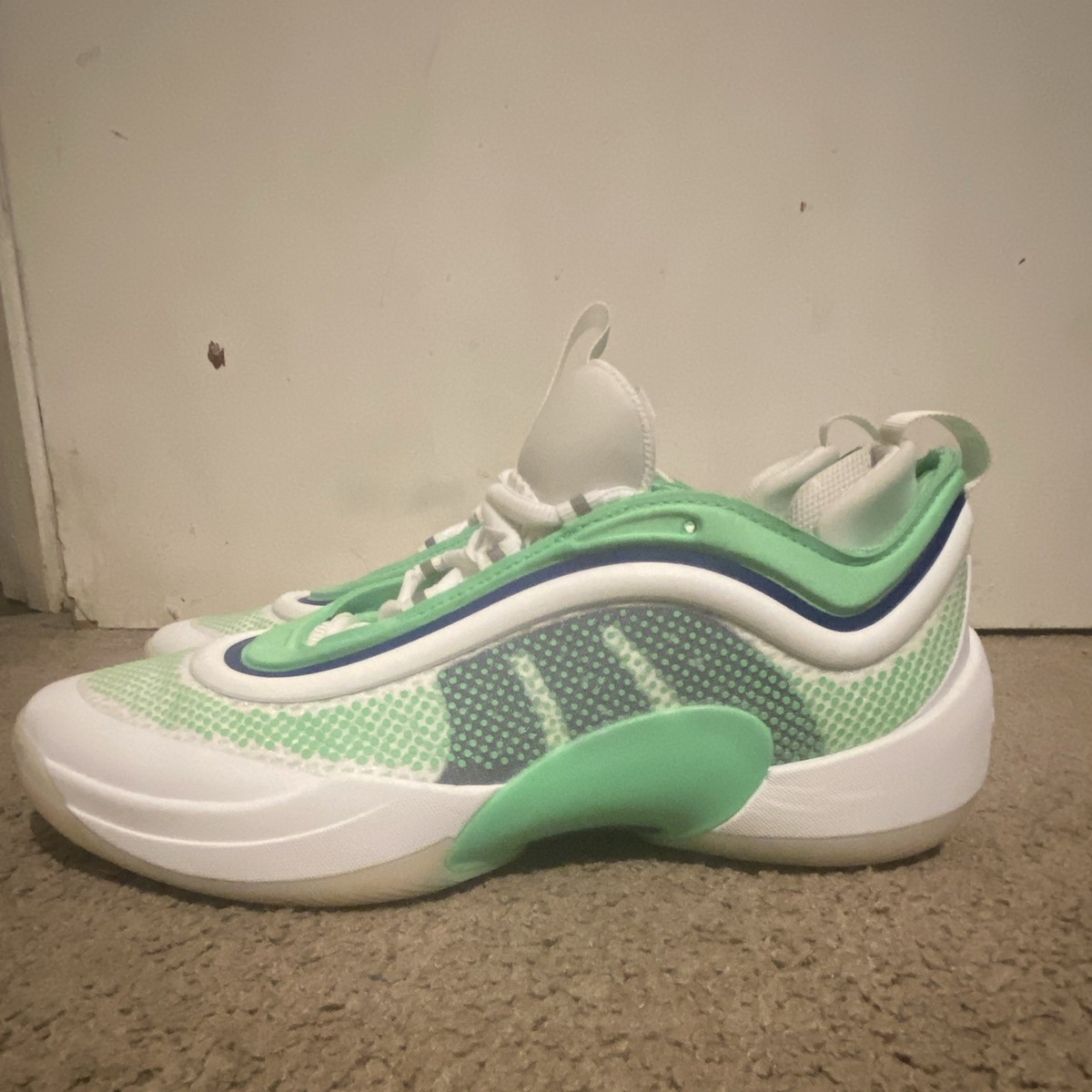 Adidas D.O.N. Issue #6 Metamorphosis Mens Basketball Shoes Size 9 White Green adidas DON Issue 6 Metamorphosis (GS) - JQ7378 Raffles  main image 2
