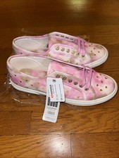Superga 2750 Hearts Embroidery Sneakers pink gold metallic embroidered