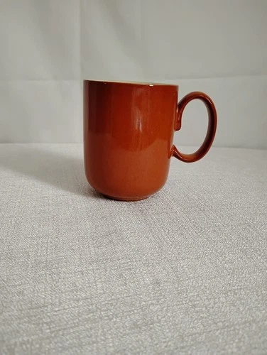 Denby Langley Vintage Stoneware England English Brown Terracotta Set of 8 Mugs