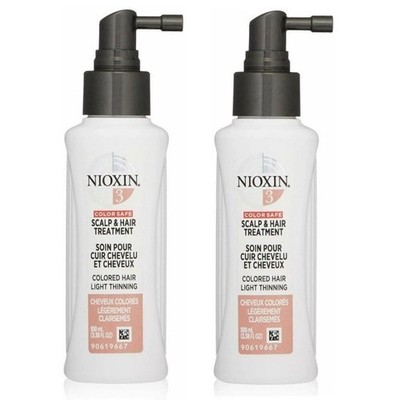 Nioxin System 3 Scalp Treatment Color Safe Light Thinning 3.38 oz (2 PACK)