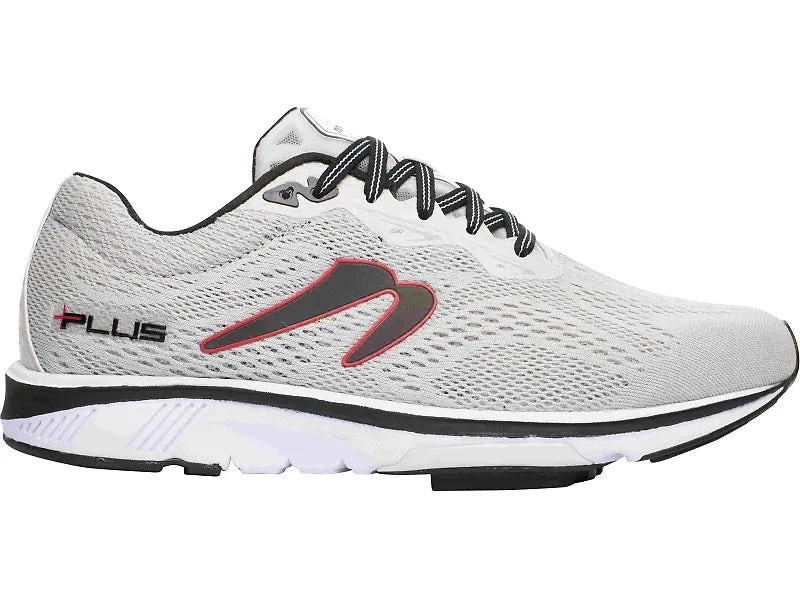Men's Newton Running Gravity+, Grey/Red, 7.5 D Medium US