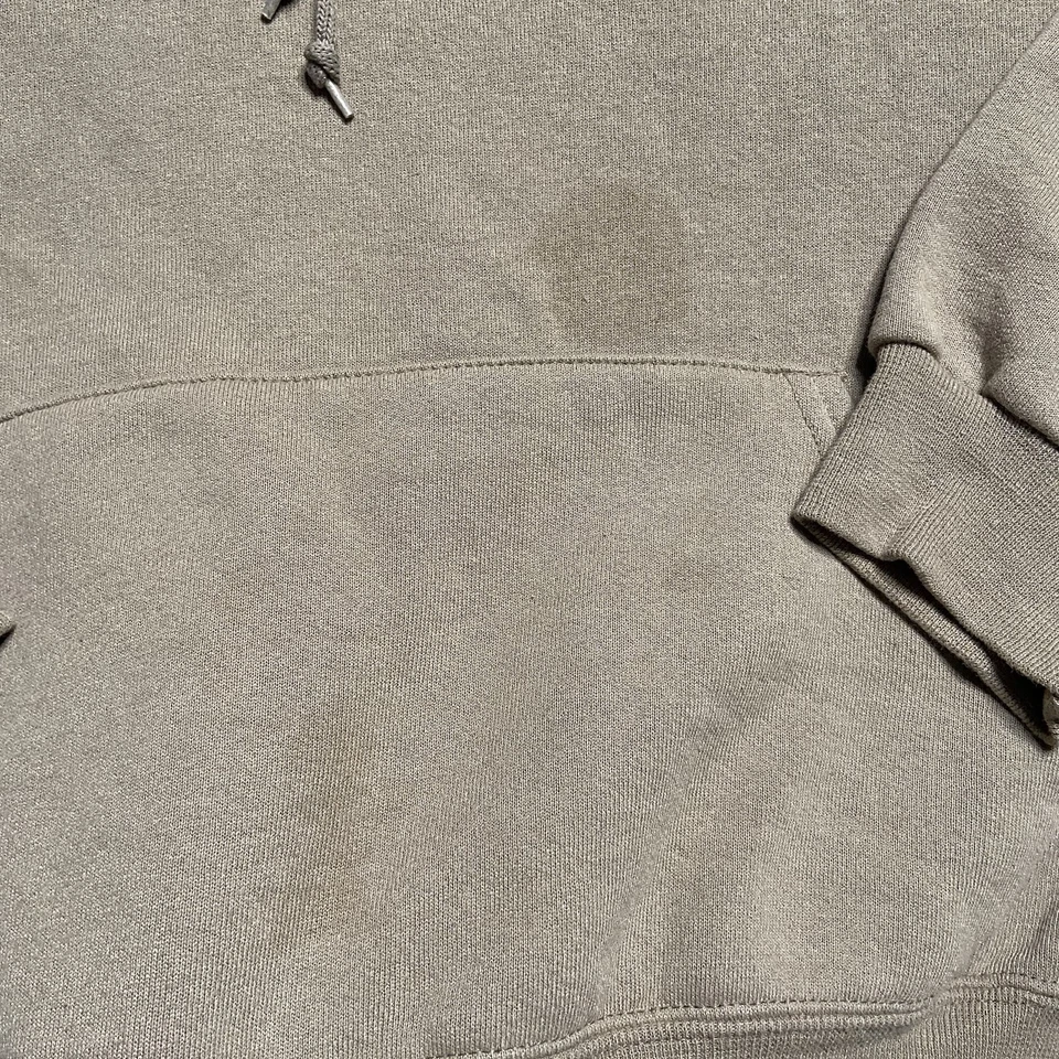 Vintage Blank Russell Athletic Hoodie Tan Mens Small - Image 4 of 4