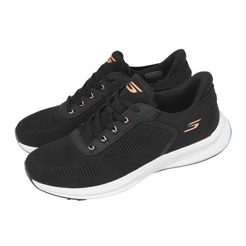 Skechers Zen Black White Women Golf Water Repellent Shoes 123155-BLK