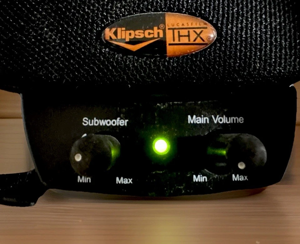 Klipsch ProMedia 2.1 THX Certified  Vintage Speaker System Works Great - Image 2 of 4