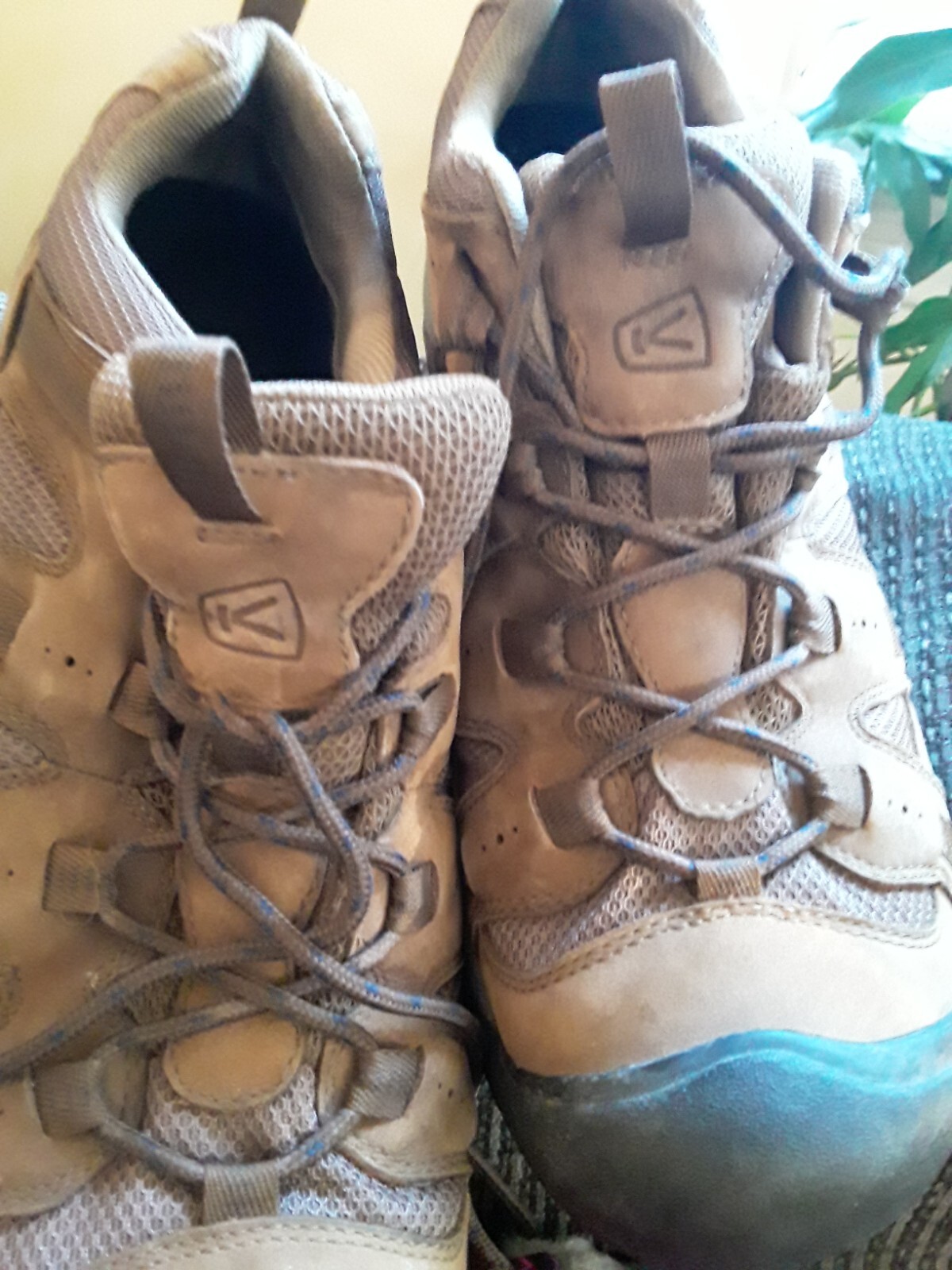 Keen Scarpe stringate da uomo in morbida pelle marrone trail punta in acciaio escursionismo taglia 14