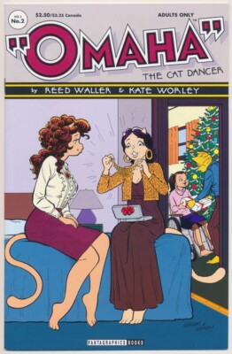 Omaha the Cat Dancer #2 Comic Book - Fantagraphics Books Comics!  Furry