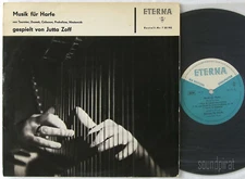 JUTTA ZOFF HARP SOLO RECITAL TOURNIER DUSSEK PROKOFIEV ETERNA 10" ED.1 720192 NM