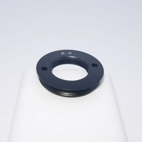 New D Mount Movie Mount to C Mount for Moive Lens to Camera Adapter W/ Flange - Afbeelding 1 van 4