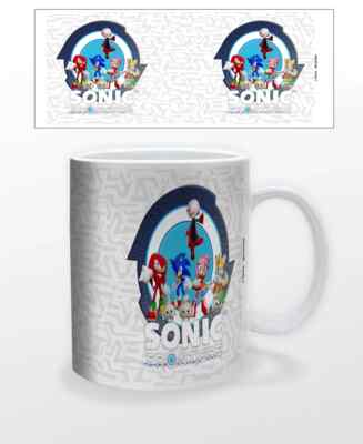 SONIC THE HEDGEHOG FRONTIERS CHARACTERS 11 OZ MUG GIFT VIDEO GAMES SEGA NINTENDO