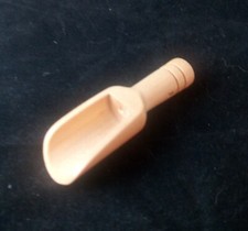 Mini Wooden Scoops Bath Salt, Spice Spoons. Coffee Scoops Kitchen. UK Seller