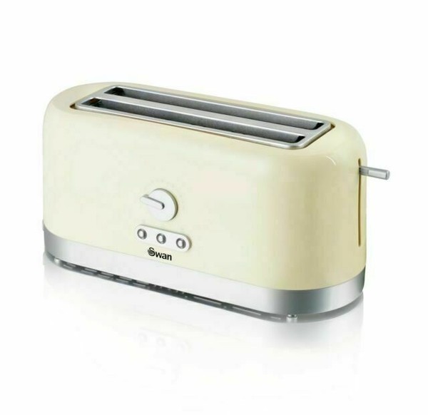Swan 4 Slice Long Slot Toaster Cream (ST10091CREN) Compra online en