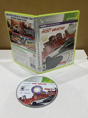 Need for Speed: Most Wanted - Criterion Game (Microsoft Xbox 360, 2012)No Manual