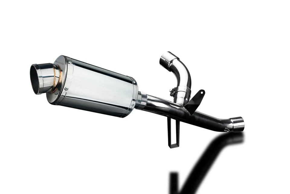 Ducati Multistrada 950 Delkevic 9" Stainless Oval Muffler Exhaust Slip On 17-21 - Image 2 of 4