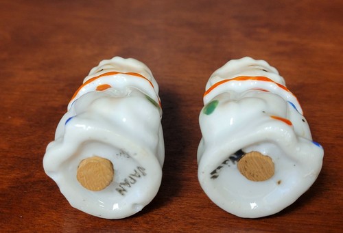 Vintage Clown Salz Pfefferstreuer 2,5" handbemalt Porzellan Japan - Bild 8 von 9
