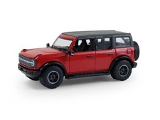 2024 Ford Bronco 4-Door Badlands - Red 1:64 Scale Model - Greenlight 68070C