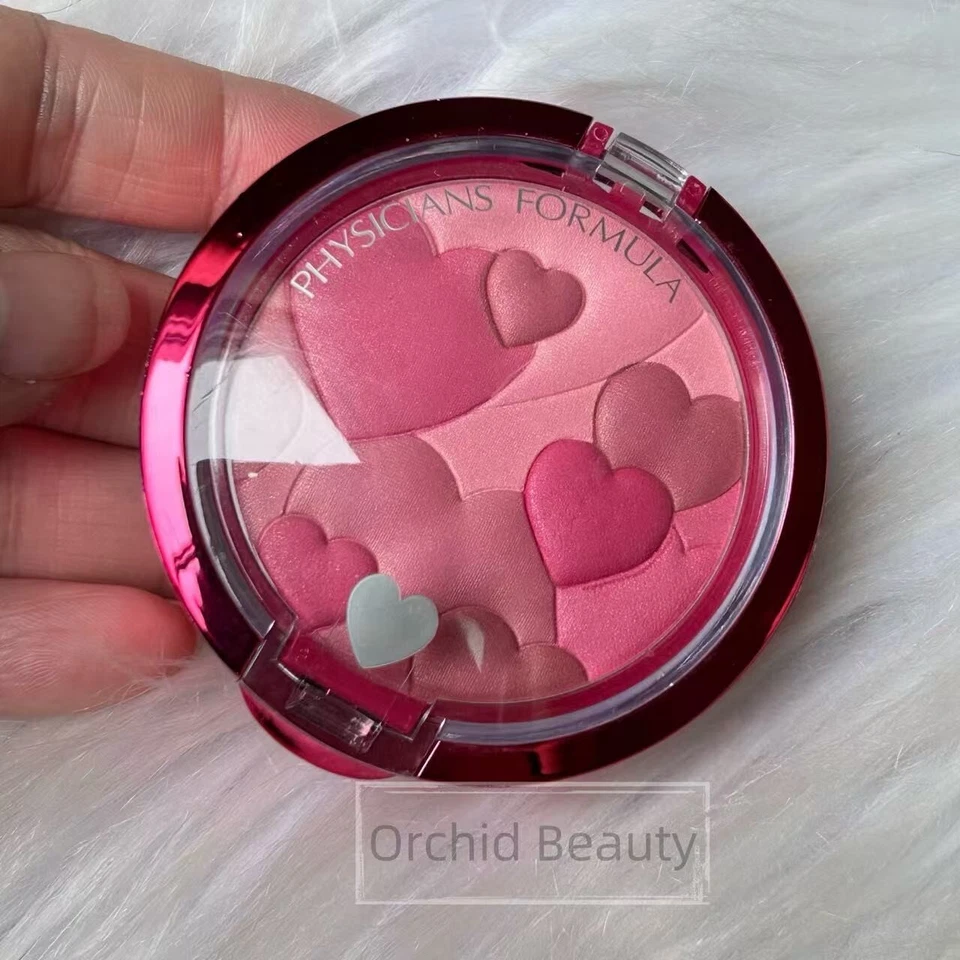 New Physicians Formula Happy Heart Glow & Mood Boosting Blush~Rose~Full size - Image 4 of 4