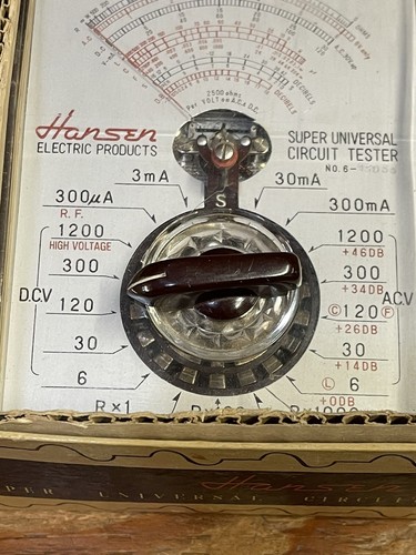 Vintage Hansen’s Super Universal Circuit Tester From The 1950s - Bild 5 von 10