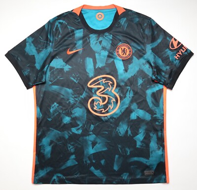 CHELSEA 2021/2022 THIRD 3rd FOOTBALL SHIRT SOCCER JERSEY KIT GREEN