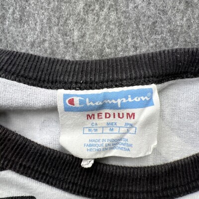 Vintage Y2K 2000s Champion Heritage Script T-Shirt AOP All Over