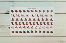 64 College Football Planner Stickers- Perfect For Any Planner- Erin Condren