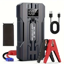 6000A Car Jump Starter Power Bank Pack Battery Booster USB Charger LCD Screen